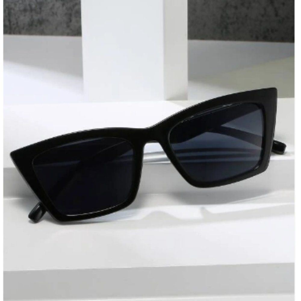 NWT, Black Cat Eye Fashion Glasses - Picture 1 of 1